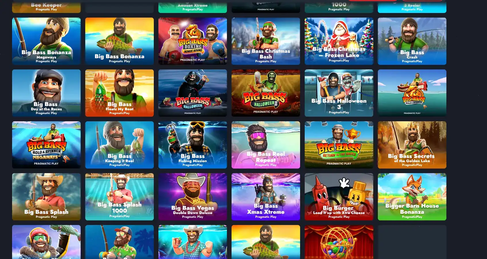 Игровой интерфейс Casher casino слоты